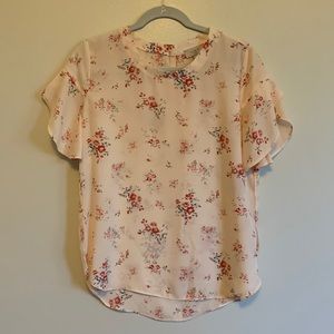 Loft Floral Business Casual Top